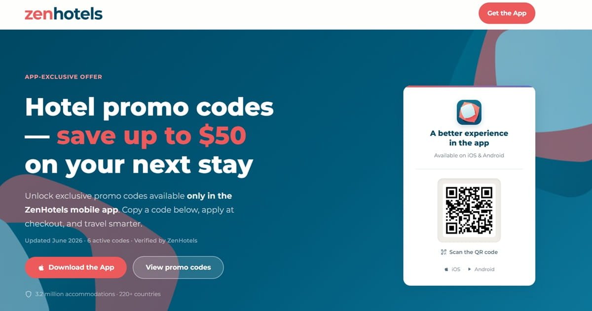 Hotel Promo Codes — Save Up to $50 with ZenHotels