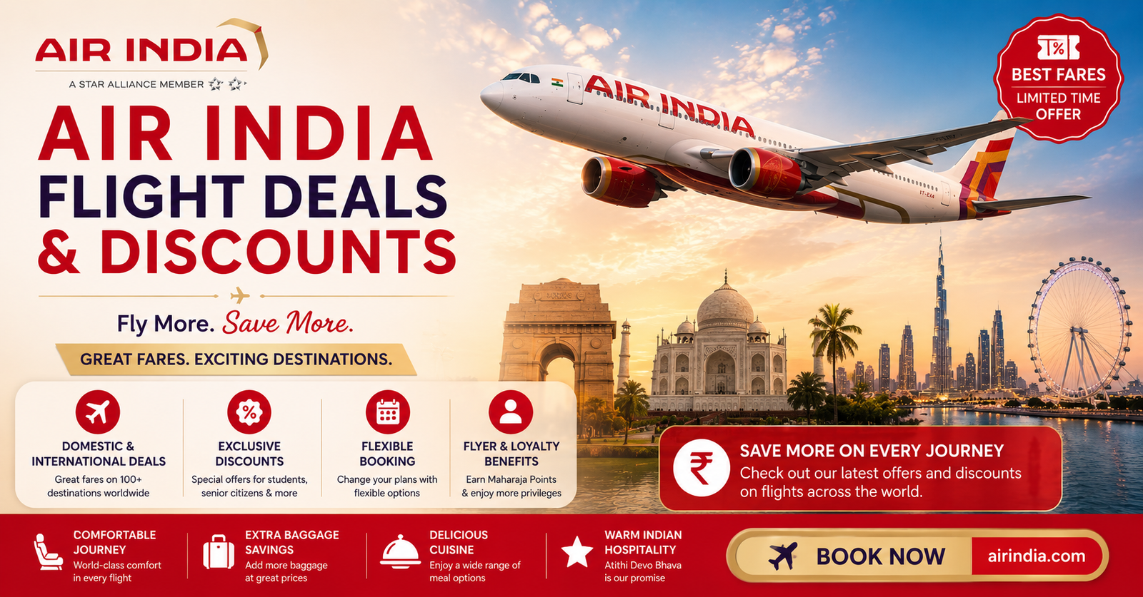 Air India Flight Deals and Discounts