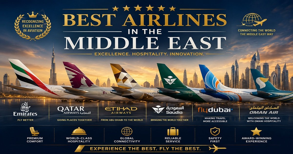 Best Airlines in the Middle East for Luxury, Comfort and Global Travel