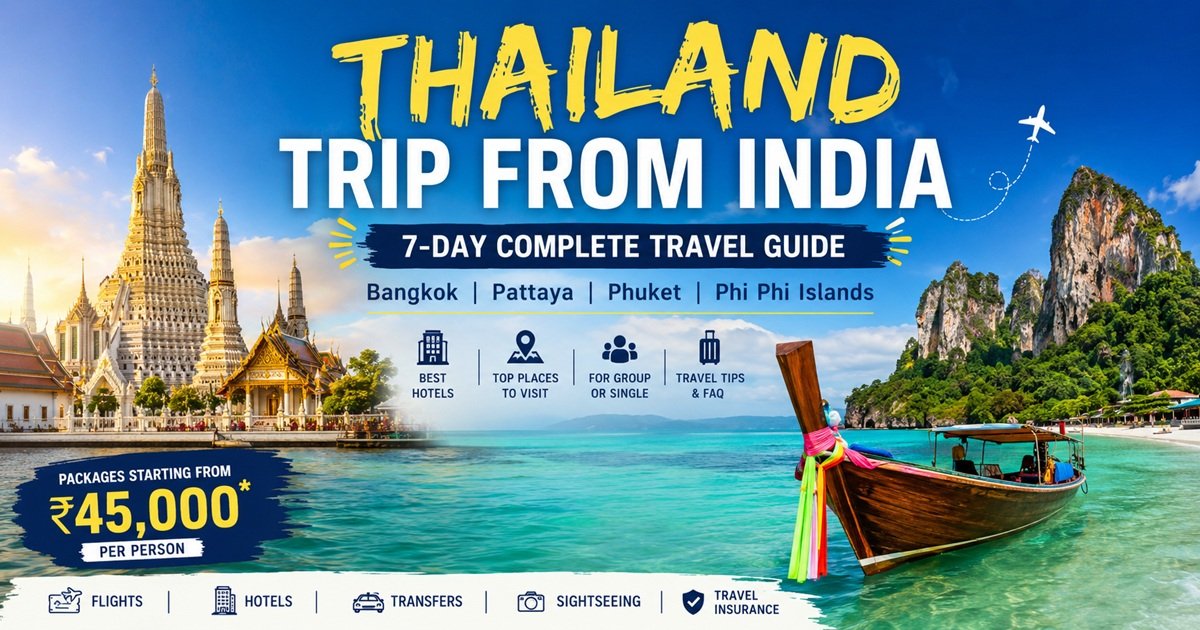 Thailand Tour Package from India