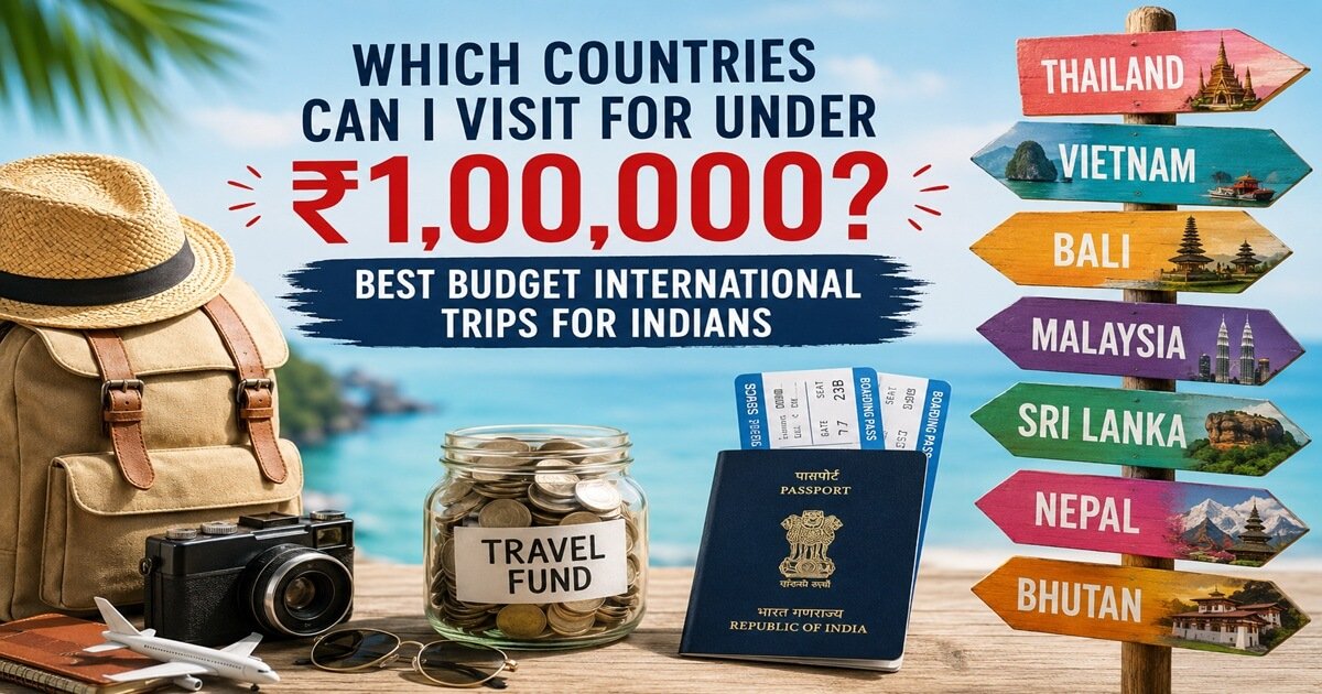 Which Countries Can I Visit for Under ₹1,00,000? Affordable International Trips for Indians