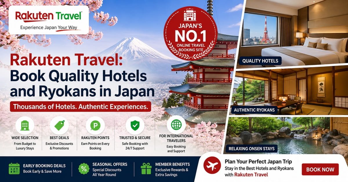 Rakuten Travel: Book Quality Hotels and Ryokans in Japan
