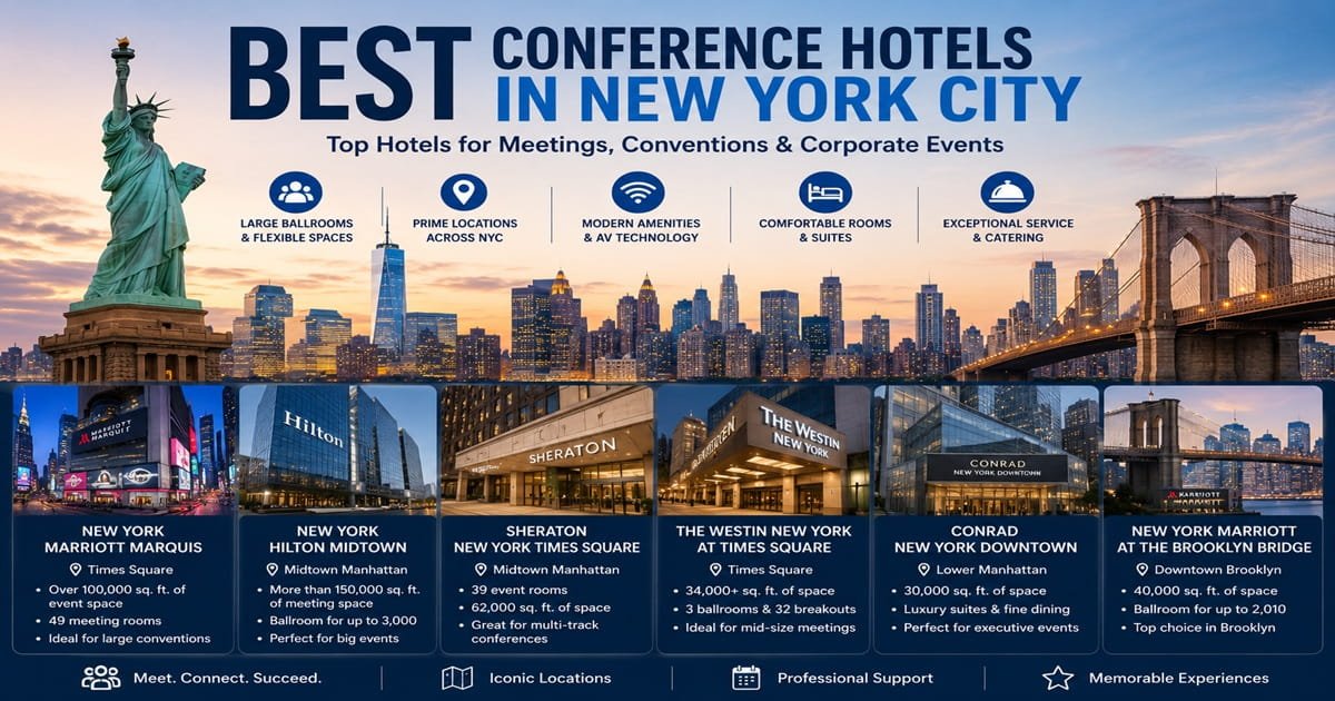 Best Conference Hotels in New York City – Meetings and Events