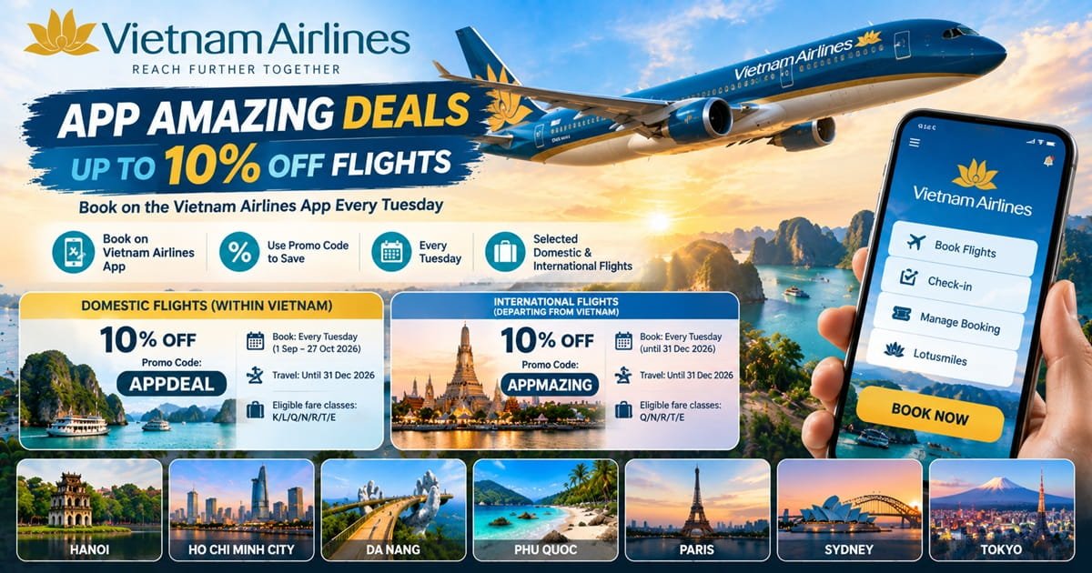 Vietnam Airlines App Deals
